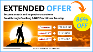 Brrakthrough Coaching and NLP Practitioner Sale