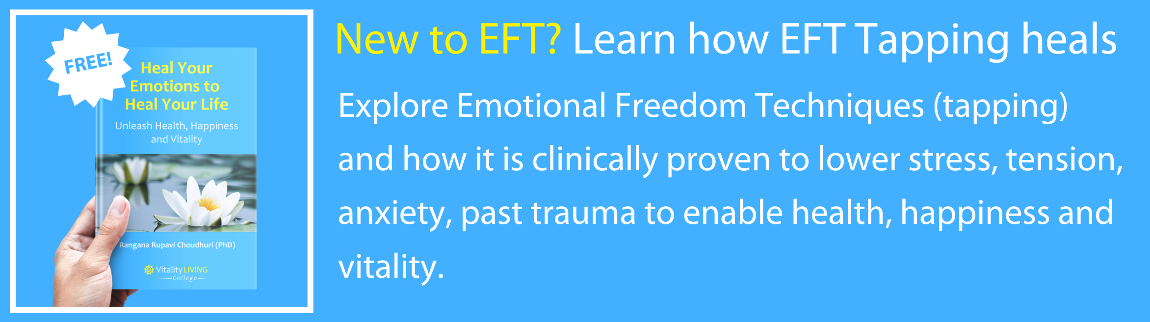Treat ptsd and traumatic stress with EFT Tapping
